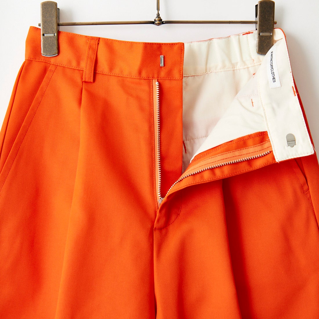 Jeans Factory Clothes [ジーンズファクトリークローズ] 1タック イージースラックスパンツ [22AWINW-03PT] ORANGE