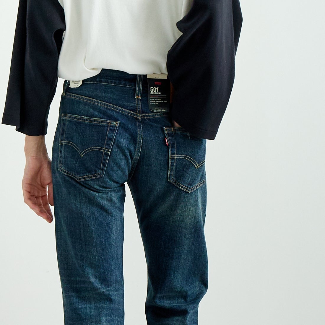 LEVI'S [リーバイス] 501 リーバイス オリジナルフィット [00501-14] 85 AUTHENT &&モデル身長：182cm 着用サイズ：29&&