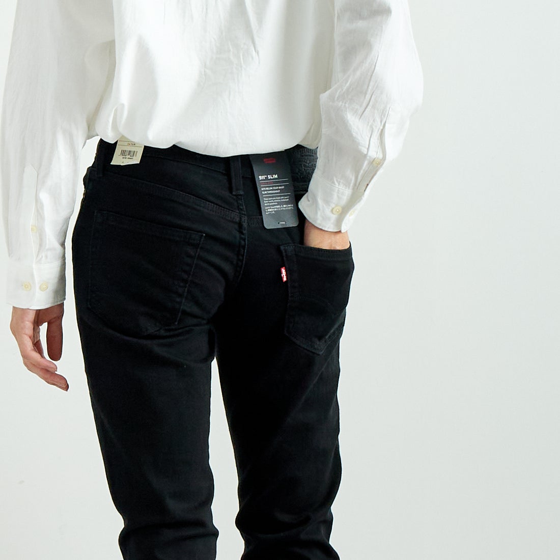 Levi’s [リーバイス] 511 クラシック スリムストレッチブラックカラーデニム [04511-15] 07 NIGHTSH