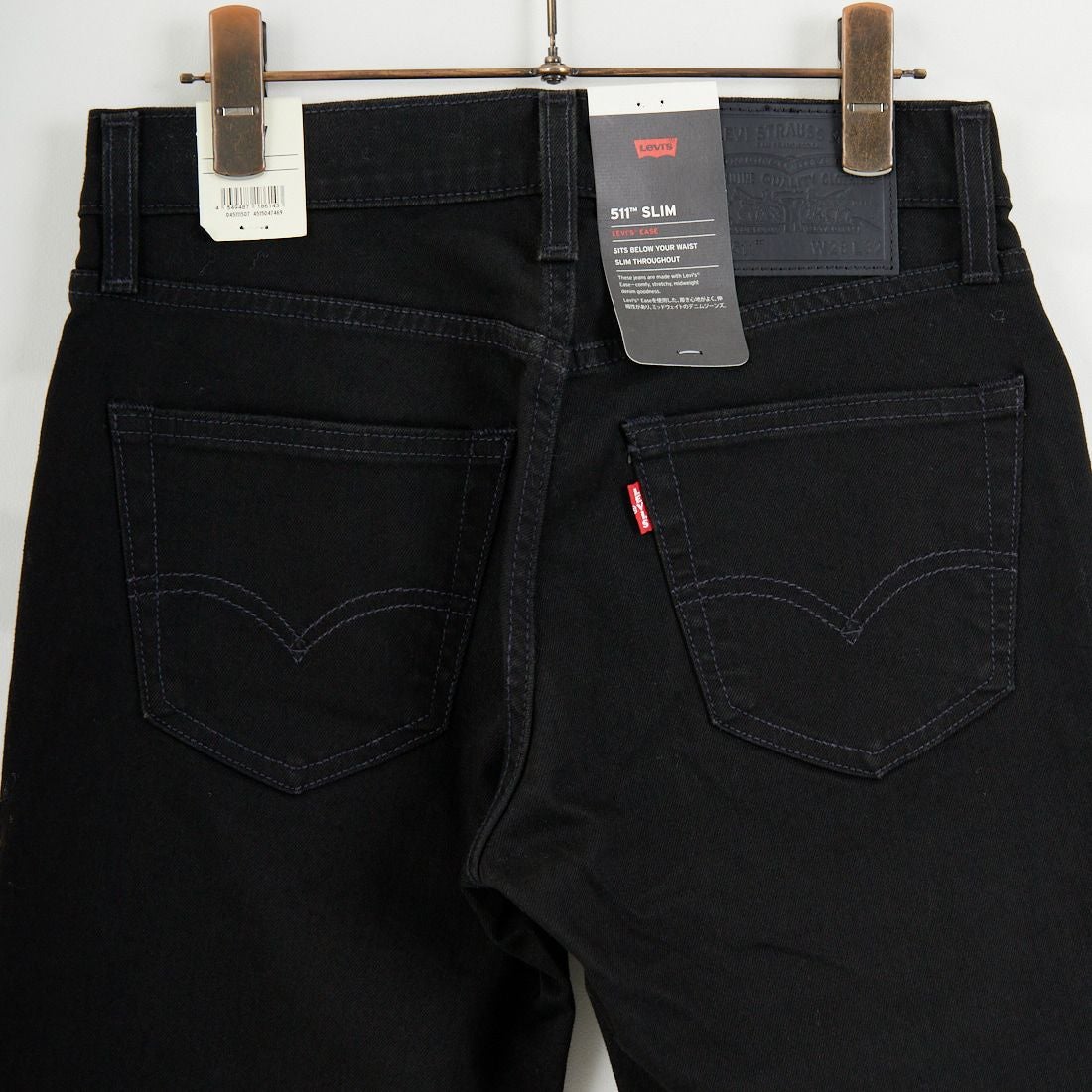 LEVI'S [リーバイス] 511 クラシック スリムストレッチブラックカラー