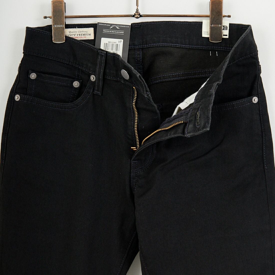 LEVI'S [リーバイス] 511 クラシック スリムストレッチブラックカラー