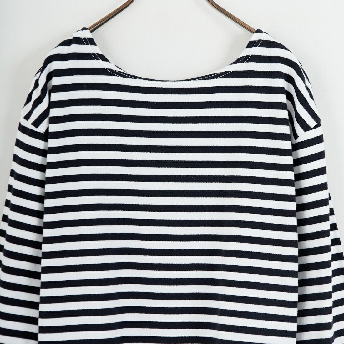 THE SHINZONE [ザ シンゾーン] マリンボーダーTシャツ [19SMSCU93] 07 BLACK