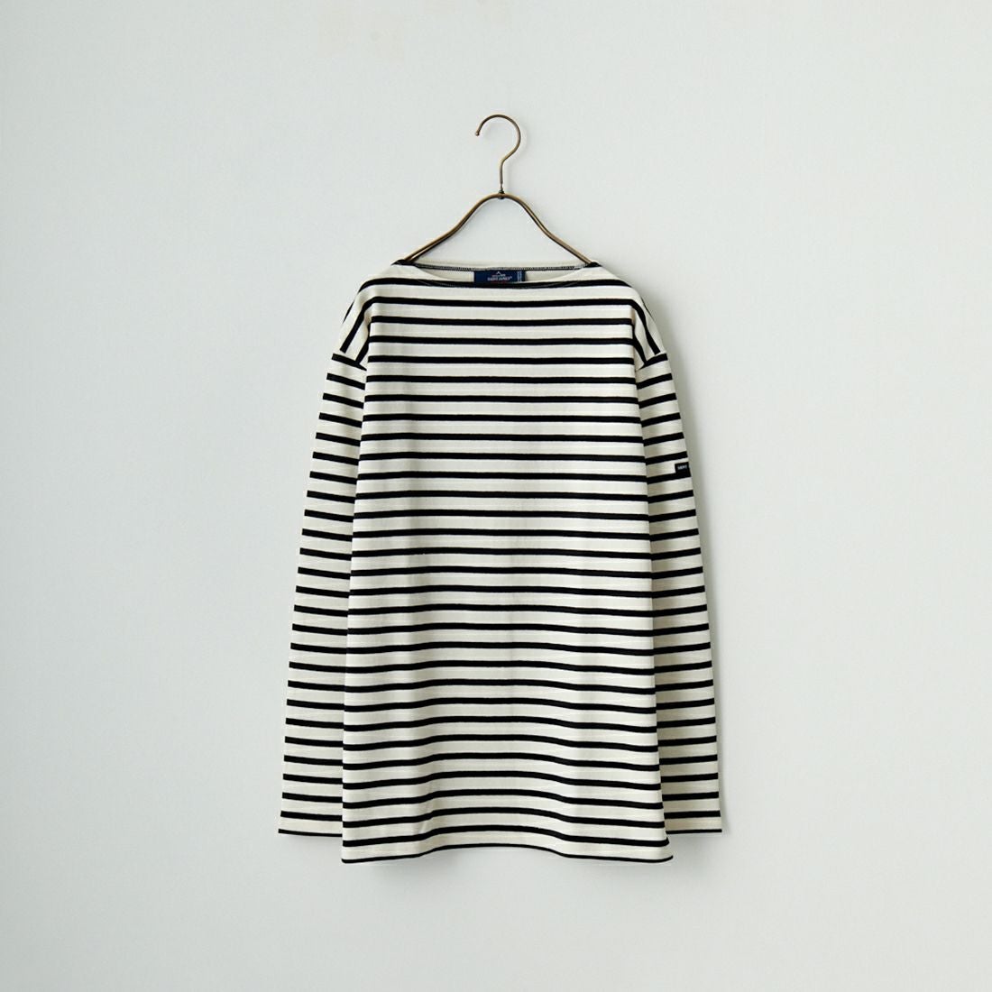 ST.JAMES [セントジェームス] バスクボーダーロングスリーブTシャツ [OUESSANT] ECR/NOI