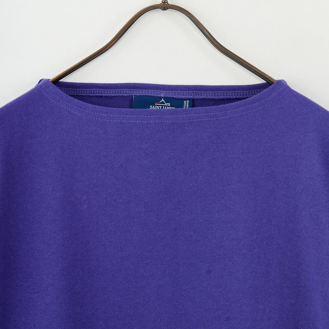 ST.JAMES [セントジェームス] バスクロングスリーブTシャツ [OUESSANT-SD] PRUNELLE