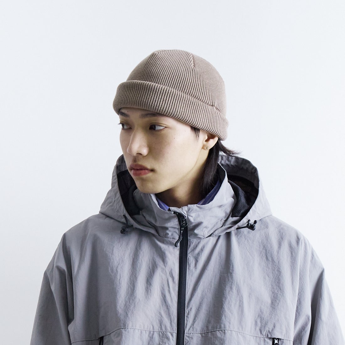 RACAL [ラカル] ロールニットキャップ [RL-18-935] BEIGE