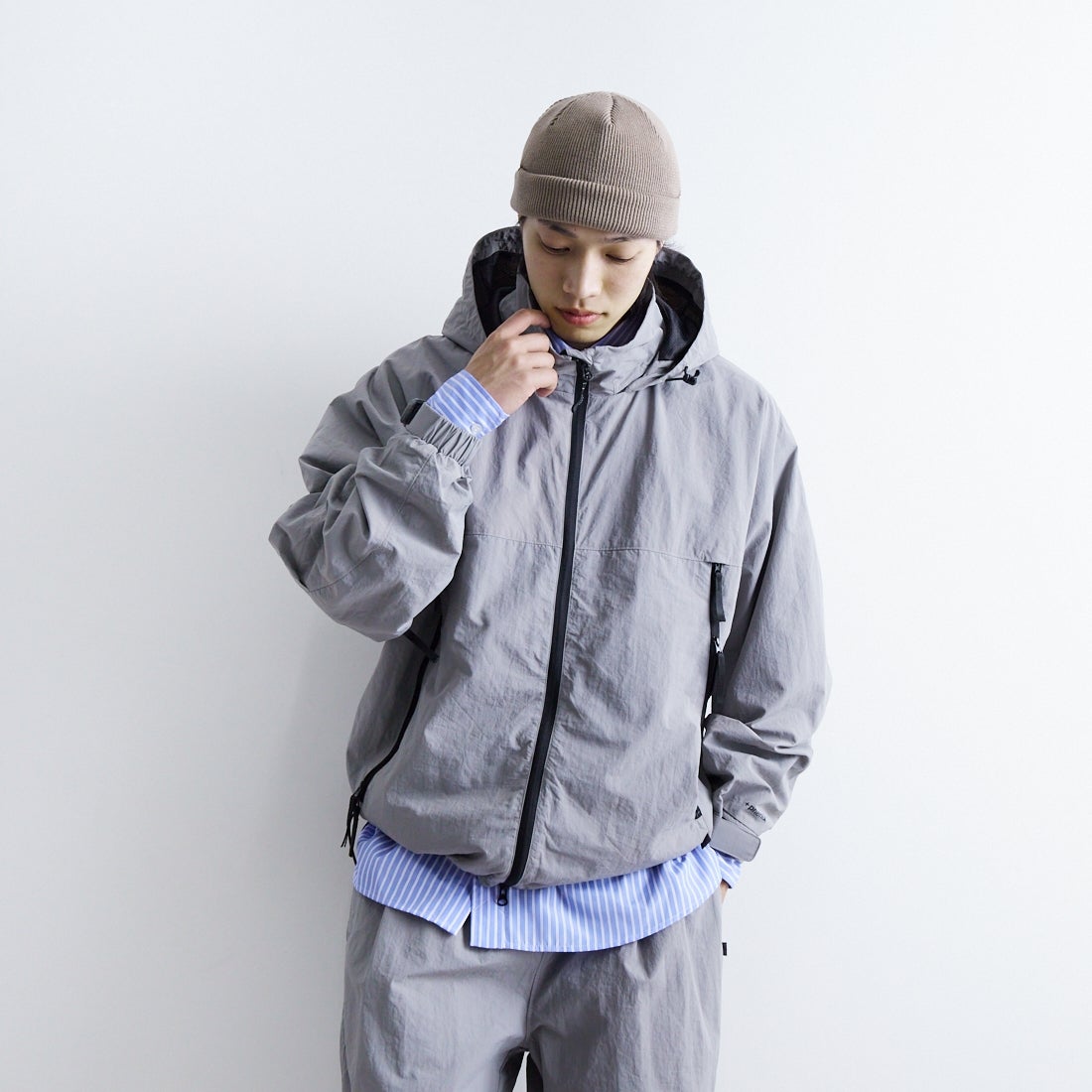 RACAL [ラカル] ロールニットキャップ [RL-18-935] BEIGE