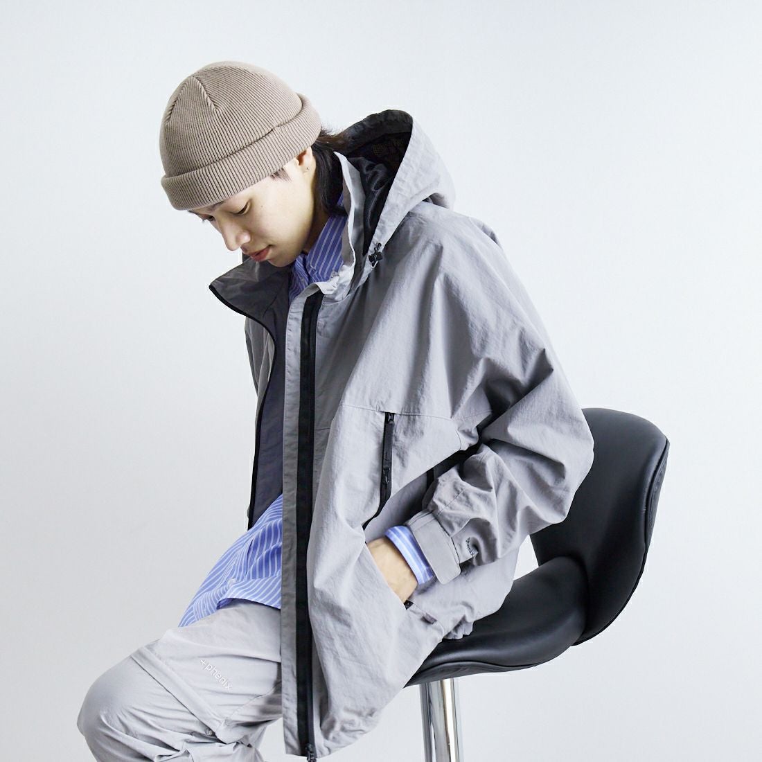 RACAL [ラカル] ロールニットキャップ [RL-18-935] BEIGE