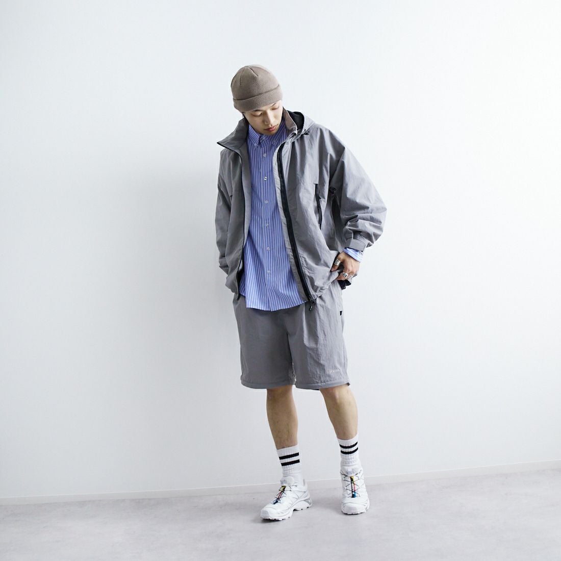 RACAL [ラカル] ロールニットキャップ [RL-18-935] BEIGE