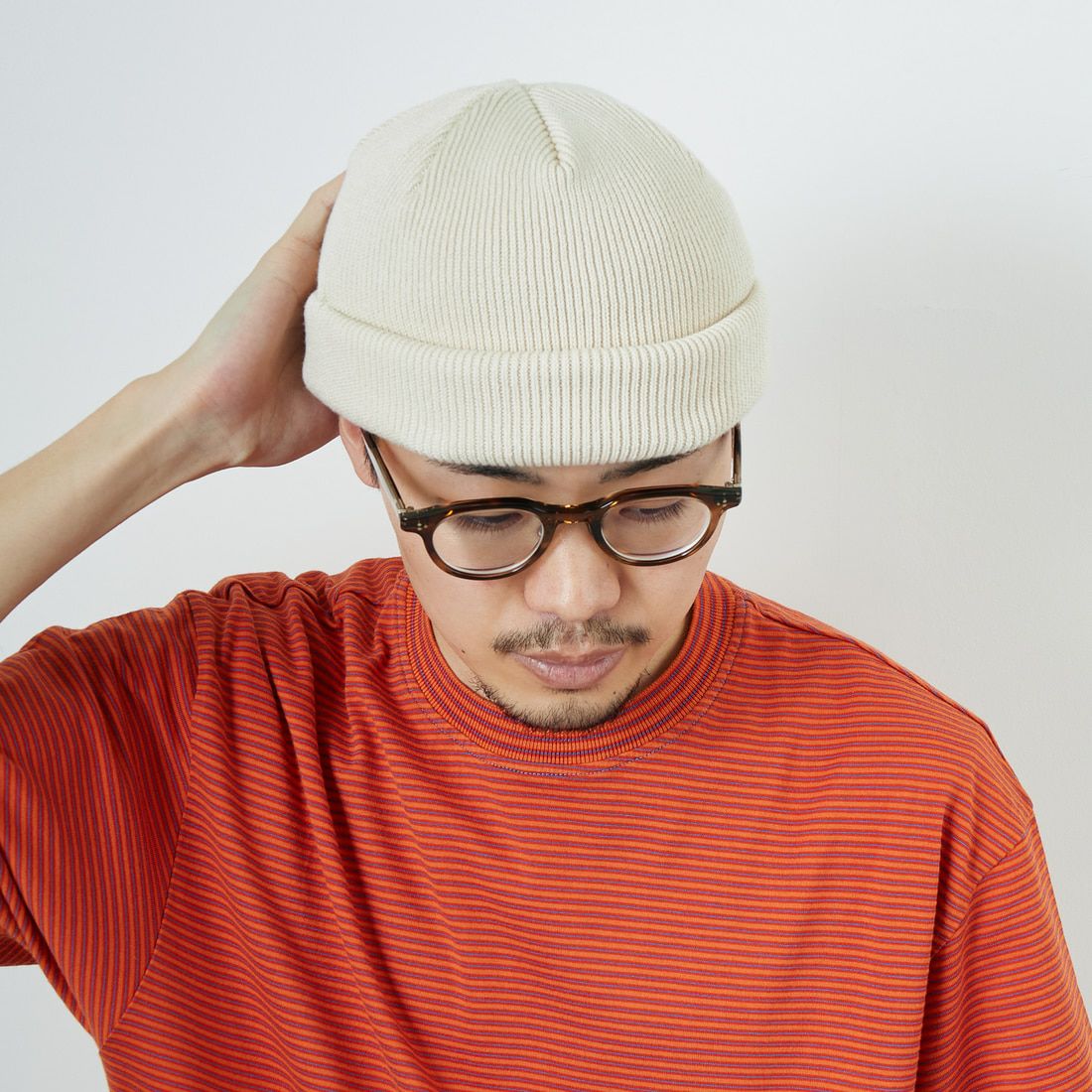 RACAL [ラカル] ロールニットキャップ [RL-18-935]IVORY