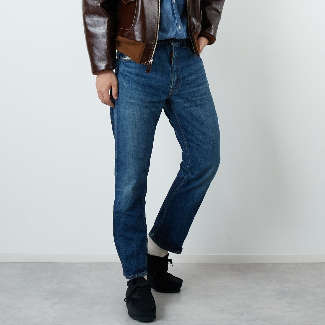 WAREHOUSE [ウエアハウス] 2ND-HAND デニムパンツ(USED WASH) [1105