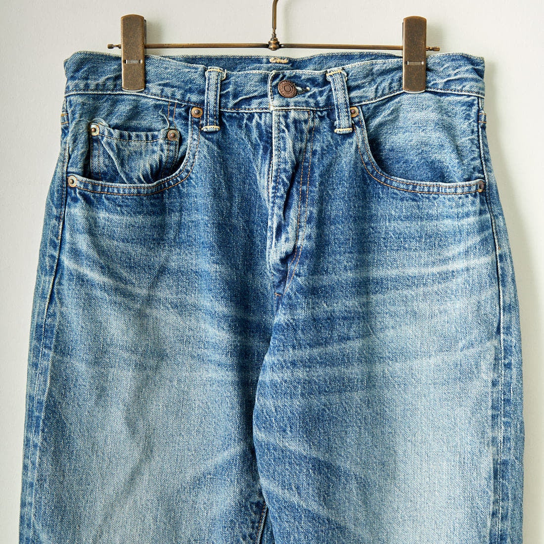 WAREHOUSE [ウエアハウス] 2ND-HAND デニムパンツ(USED WASH) [1105] U/W PALE