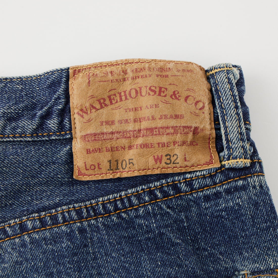 WAREHOUSE [ウエアハウス] 2ND-HAND デニムパンツ(USED WASH) [1105] UW (USED WASH 中)