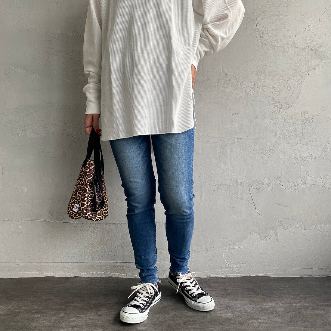 413F&&モデル身長：156cm　着用サイズ：XS&&