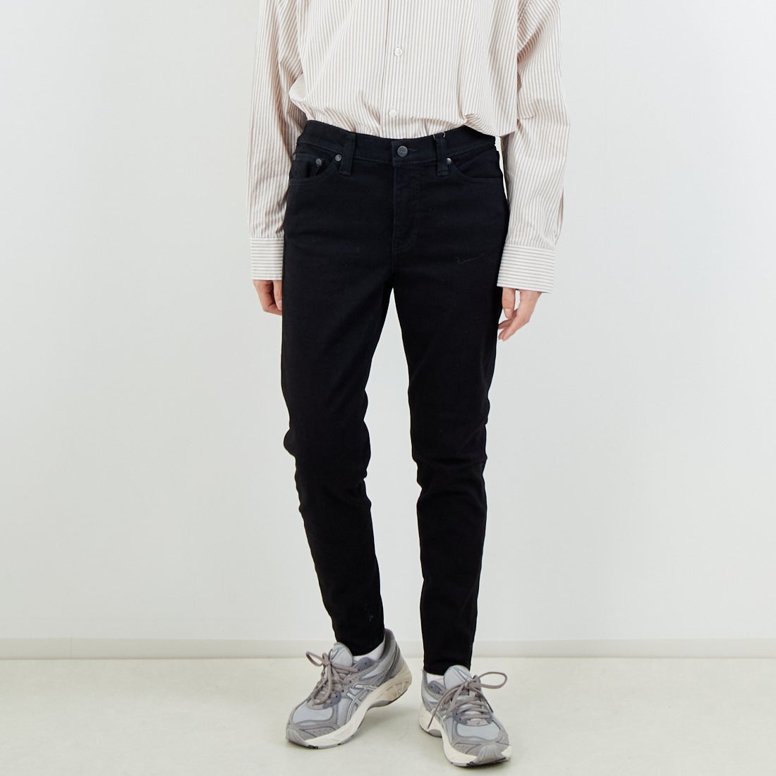 BIG JOHN [ビッグジョン] ヌードレッグ [MML106K] B01 &&モデル身長：162cm 着用サイズ：M&&