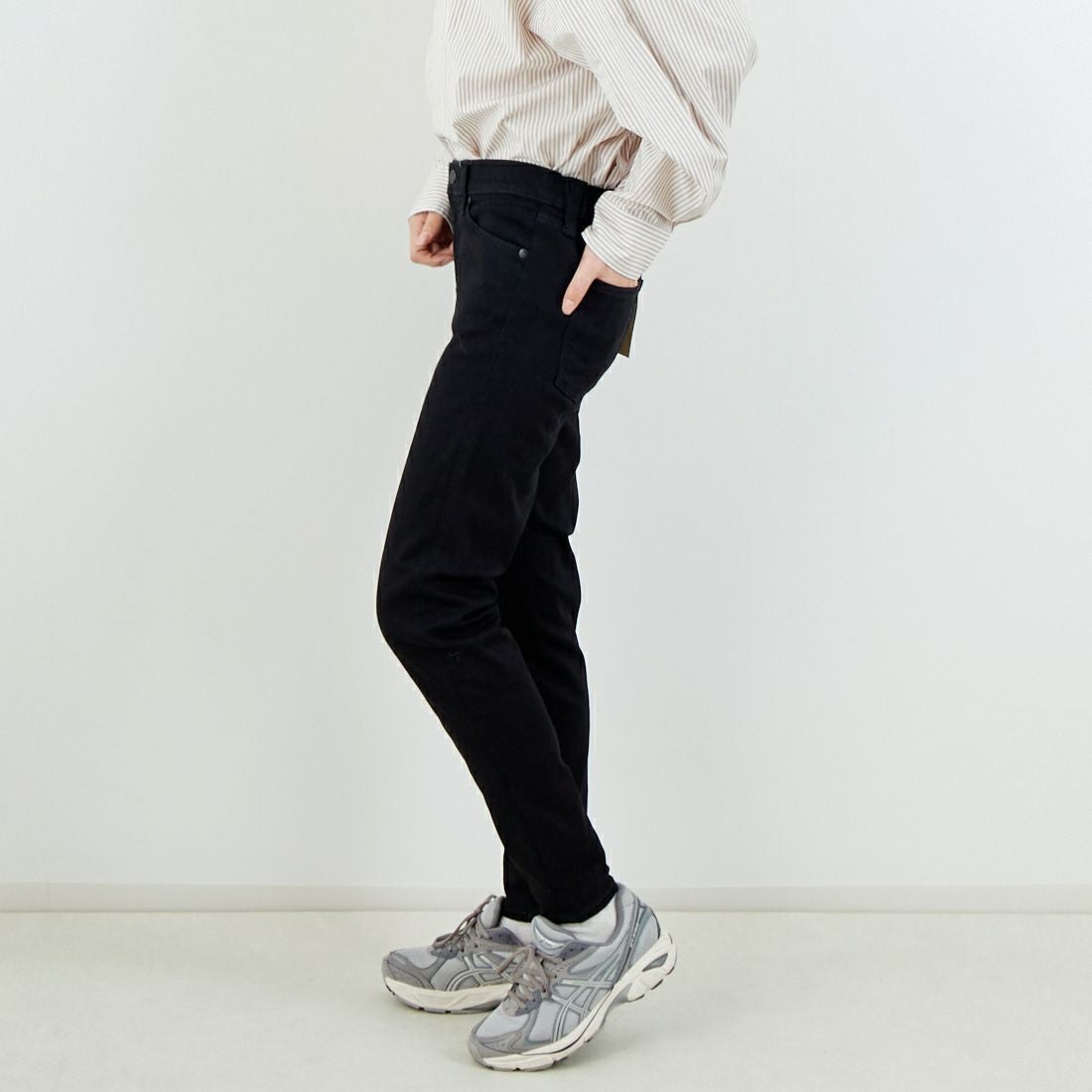 BIG JOHN [ビッグジョン] ヌードレッグ [MML106K] B01 &&モデル身長：162cm 着用サイズ：M&&