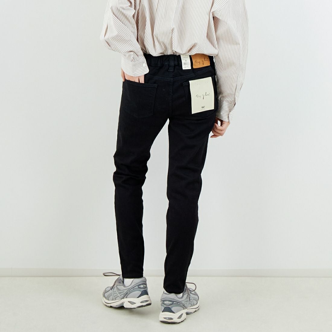 BIG JOHN [ビッグジョン] ヌードレッグ [MML106K] B01 &&モデル身長：162cm 着用サイズ：M&&