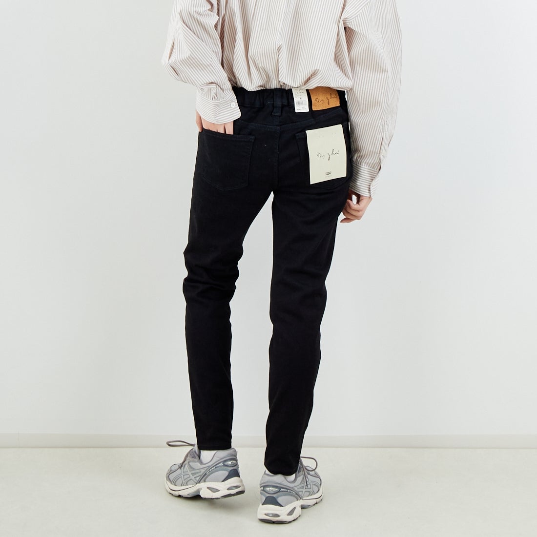 BIG JOHN [ビッグジョン] ヌードレッグ [MML106K] B01 &&モデル身長：162cm 着用サイズ：M&&