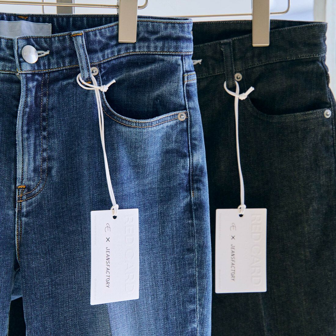 RED CARD TOKYO [レッドカード トーキョー] 辺見えみりコラボレーションモデル Emily ミッドライズフレアデニム [493513HE01-JF] C-MID BLU