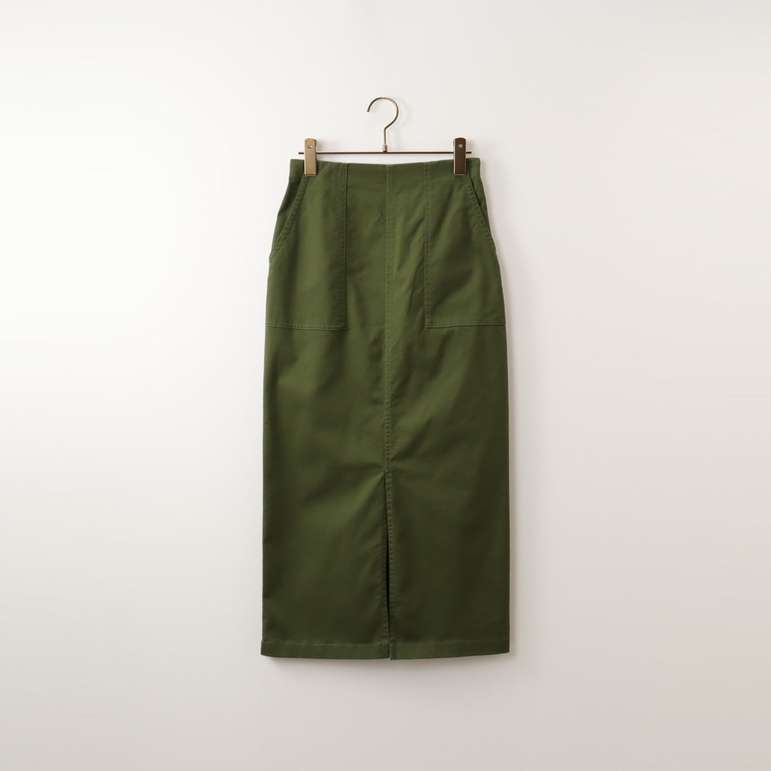 Jeans Factory Clothes [ジーンズファクトリークローズ] コットンストレッチタイトベイカースカート [ISJF-01] KHAKI