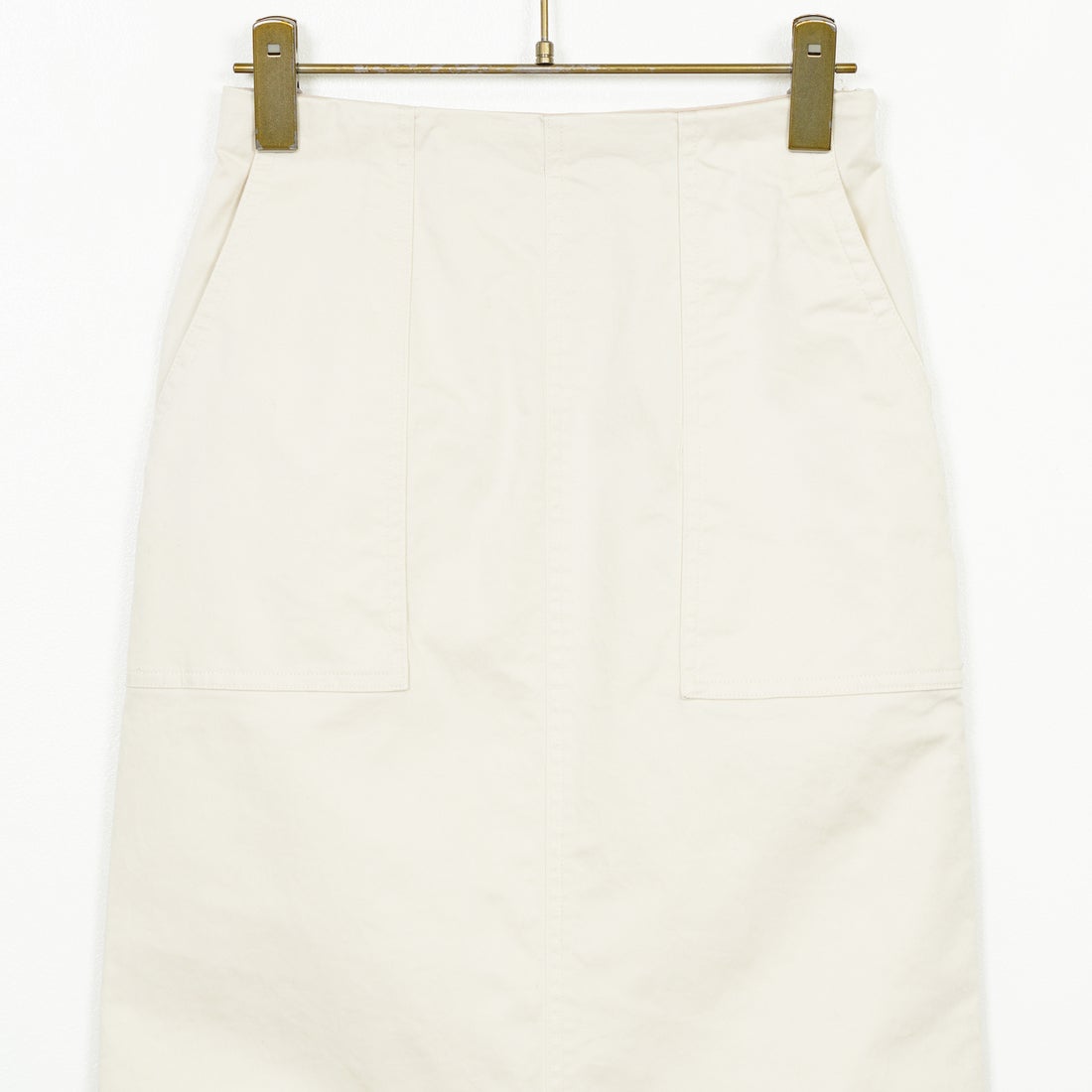 Jeans Factory Clothes [ジーンズファクトリークローズ] コットンストレッチタイトベイカースカート [ISJF-01] IVORY
