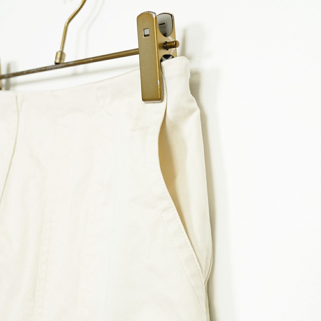 Jeans Factory Clothes [ジーンズファクトリークローズ] コットンストレッチタイトベイカースカート [ISJF-01] IVORY