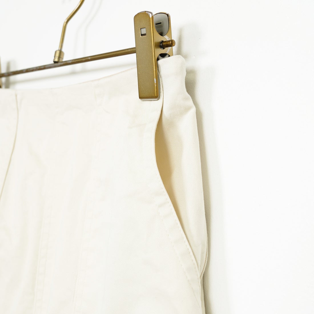 Jeans Factory Clothes [ジーンズファクトリークローズ] コットンストレッチタイトベイカースカート [ISJF-01] IVORY