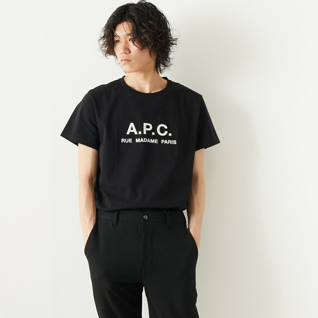 A.P.C. [アー・ペー・セー] RUE MADAME プリントTシャツ [RUE-MADAME