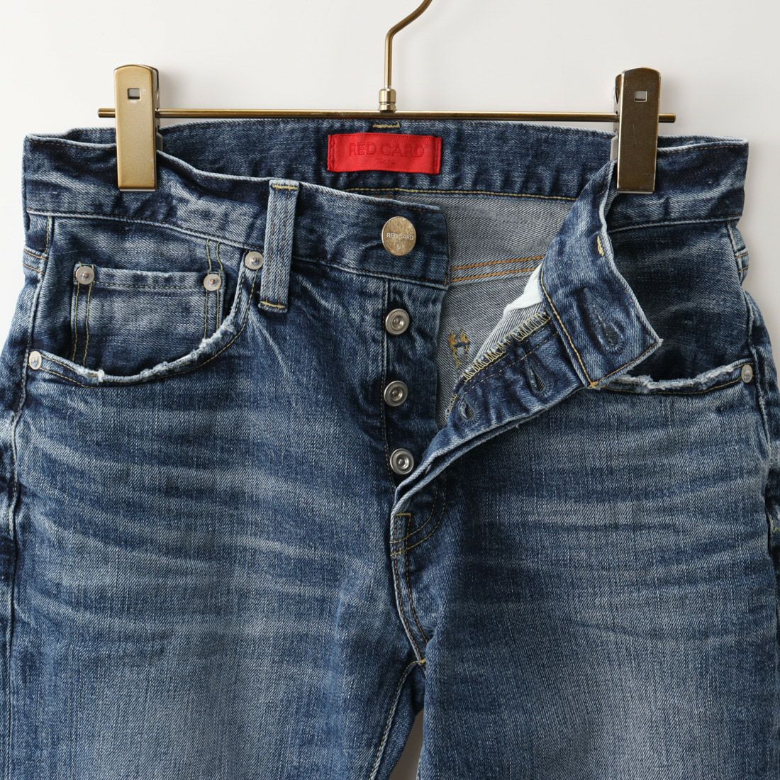 RED CARD TOKYO [レッドカード トーキョー] Rhythm スリムテーパードデニム [71786301VMD] K-VINT MID