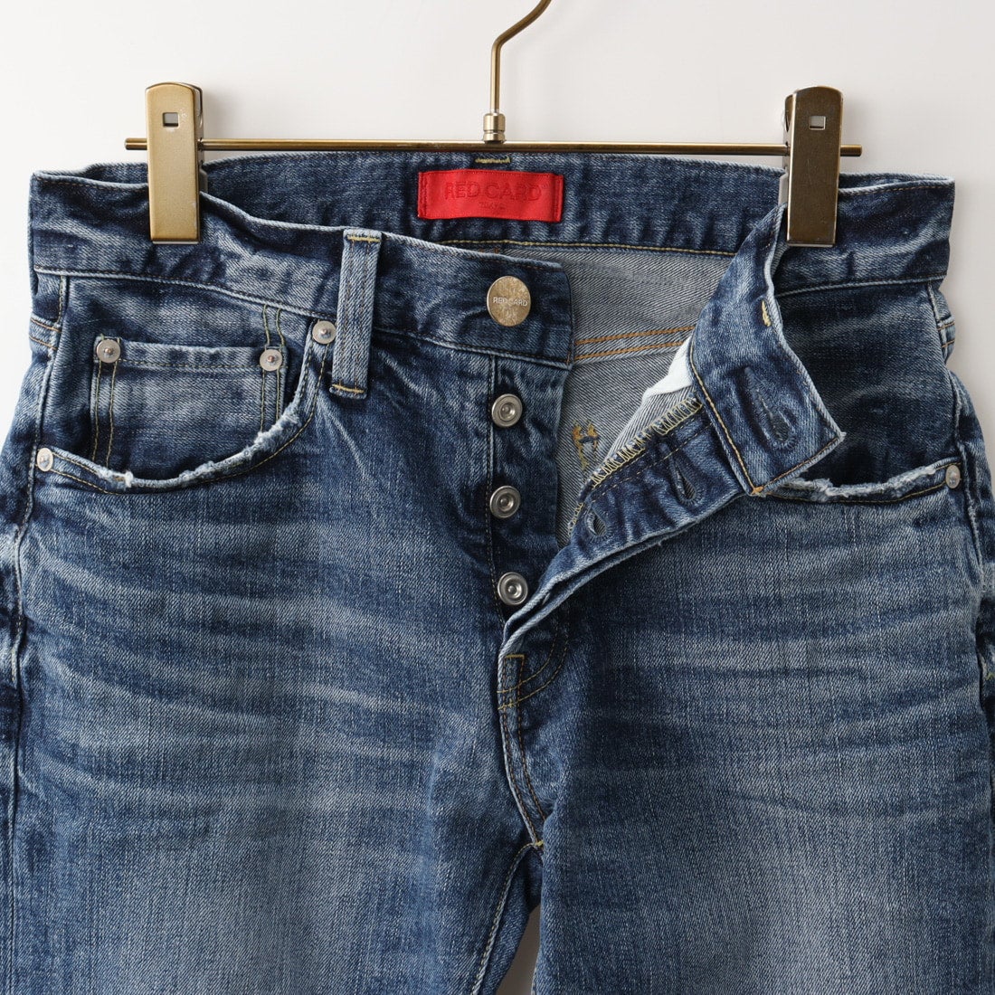 RED CARD TOKYO [レッドカード トーキョー] Rhythm スリムテーパードデニム [71786301VMD] K-VINT MID