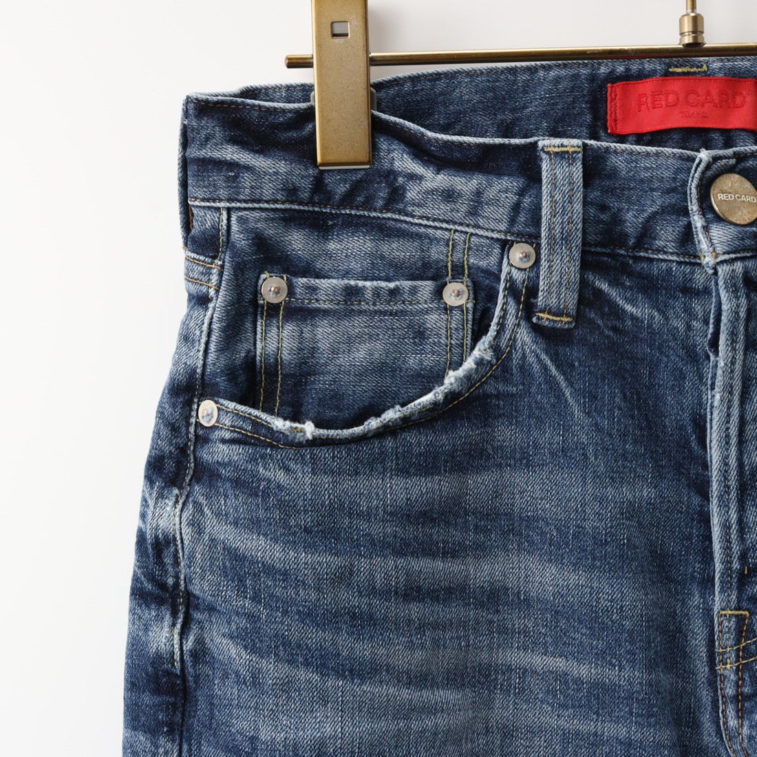 RED CARD TOKYO [レッドカード トーキョー] Rhythm スリムテーパードデニム [71786301VMD] K-VINT MID