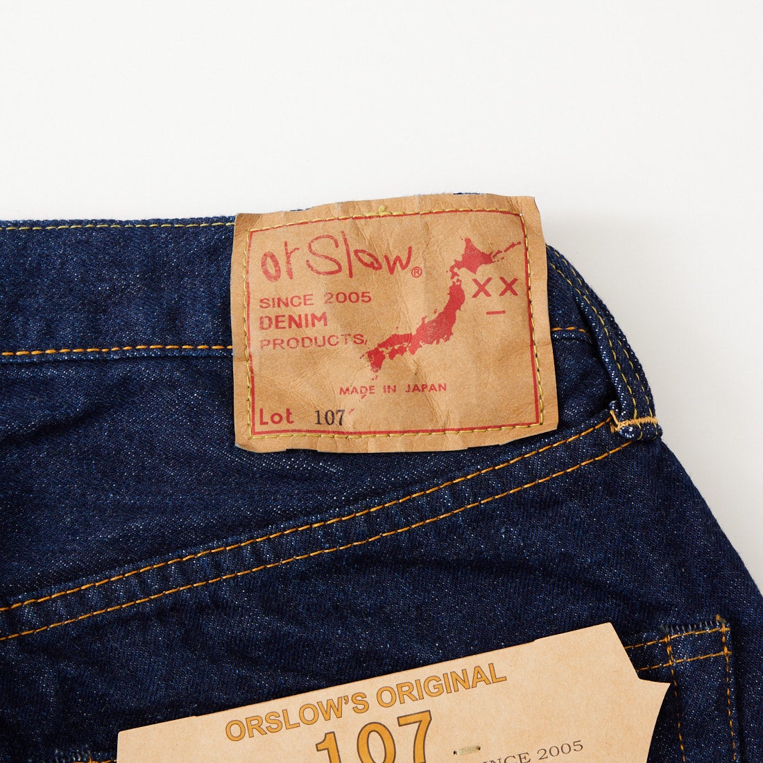 orSlow [オアスロウ] アイビーフィットデニム107 [01-0107] 81 ONEWASH