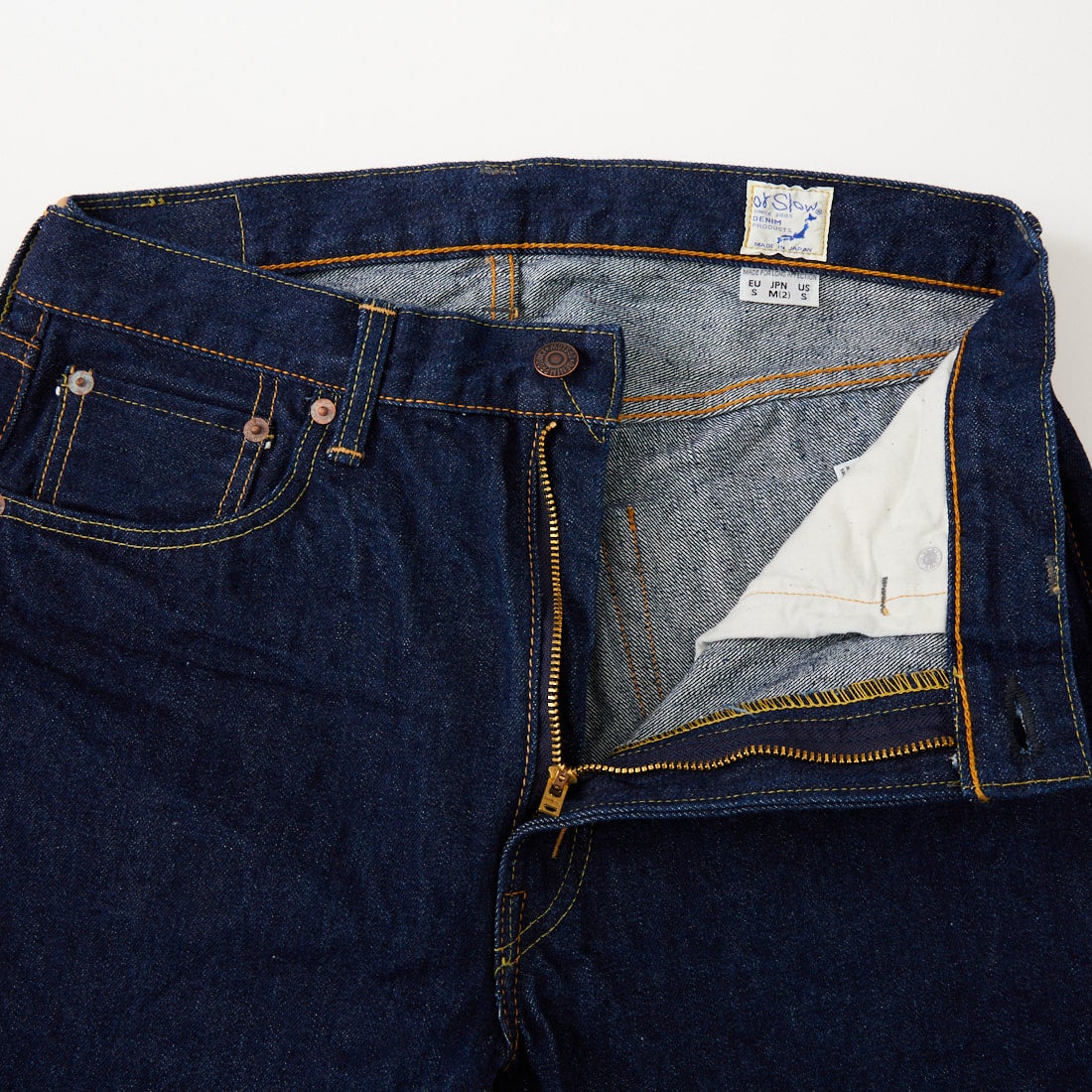 orSlow [オアスロウ] アイビーフィットデニム107 [01-0107] 81 ONEWASH