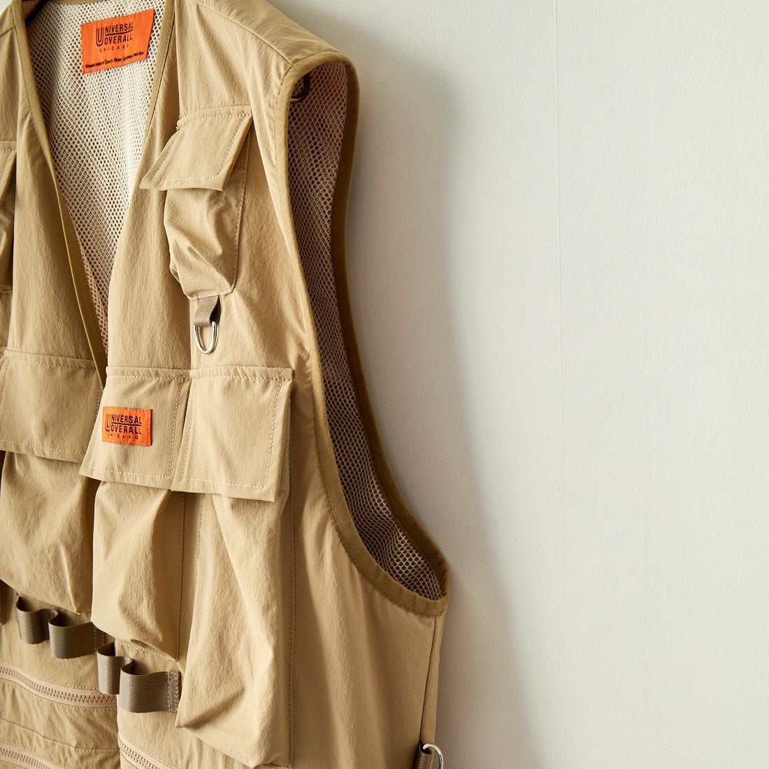 UNIVERSAL OVERALL [ユニバーサルオーバーオール] 別注 MAKINOガーデナーベスト [U2313404IN-JF] BEIGE