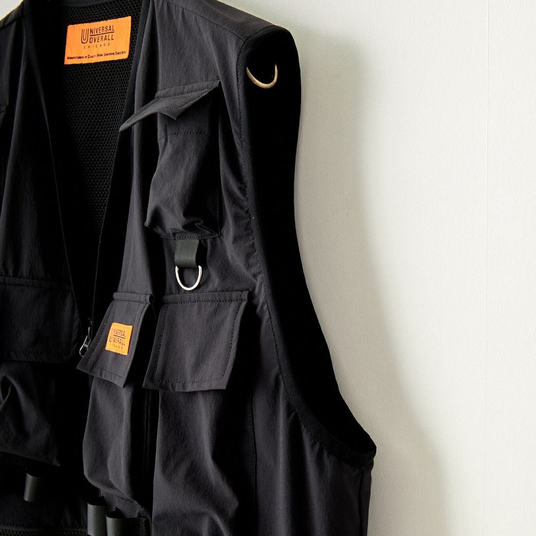 UNIVERSAL OVERALL [ユニバーサルオーバーオール] 別注 MAKINOガーデナーベスト [U2313404IN-JF] BLACK