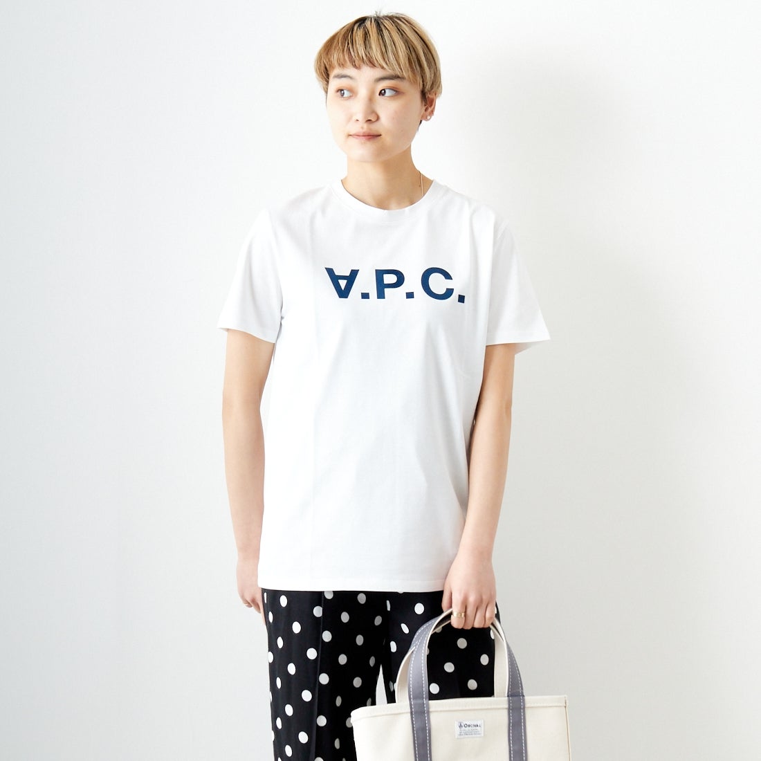 A.P.C. [アー・ペー・セー] VPCロゴTシャツ [T-SHIRT-VPC-BLANC-H