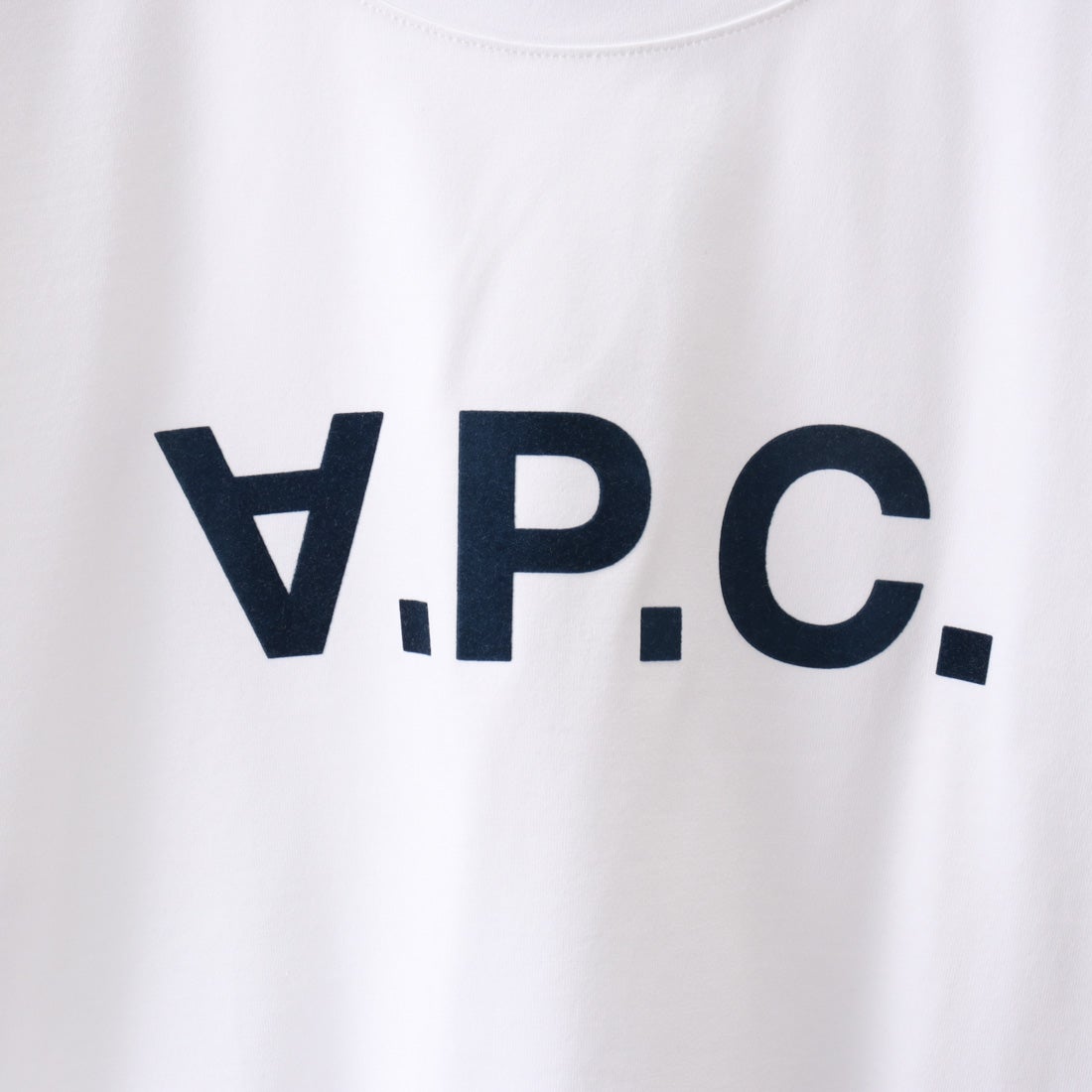 A.P.C. [アー・ペー・セー] VPCロゴTシャツ [T-SHIRT-VPC-BLANC-H] 39 D.NAVY