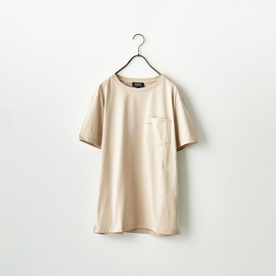未使用 A.P.C./ アーペーセー POCKET emb-Tシャツ A.P.C. [アー・ペー・セー] ポケットTシャツ [POCKET-EMB-T]｜ジーンズ