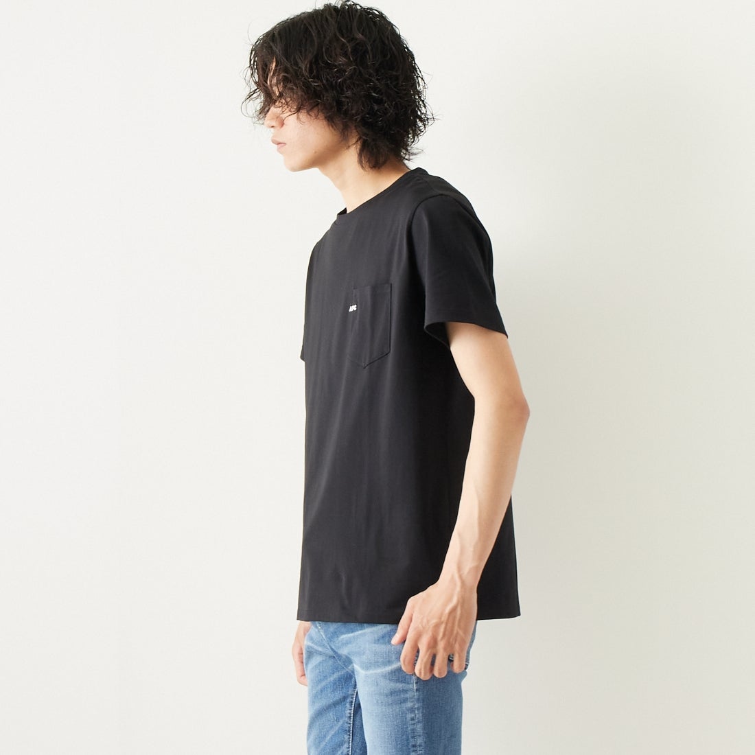 【A.P.C./アー・ペー・セー】ポケットTシャツ A.P.C. [アー・ペー・セー] ポケットTシャツ [POCKET-EMB-T]｜ジーンズ