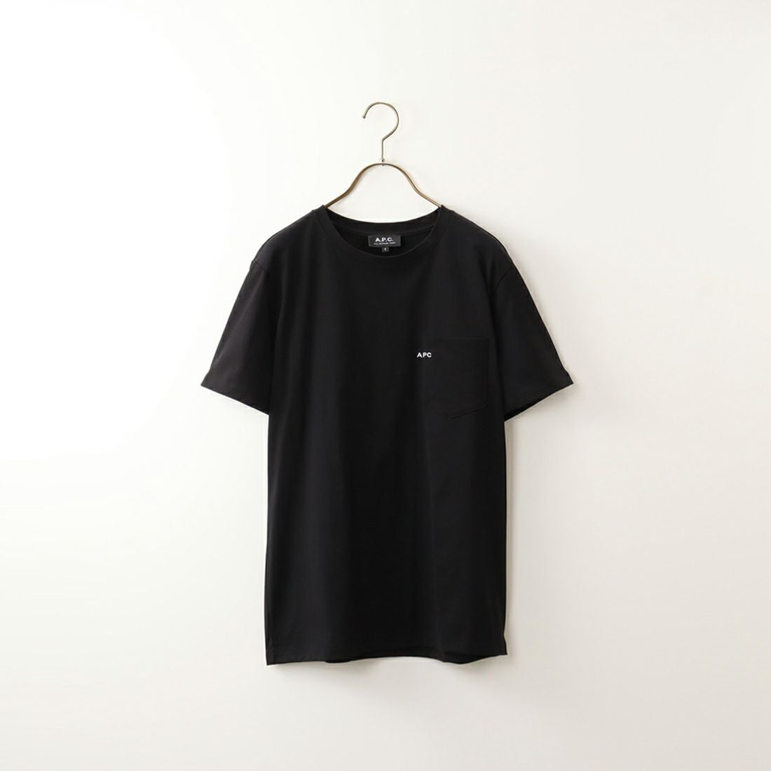 A.P.C. [アー・ペー・セー] ポケットTシャツ [POCKET-EMB-T] 99NOIR