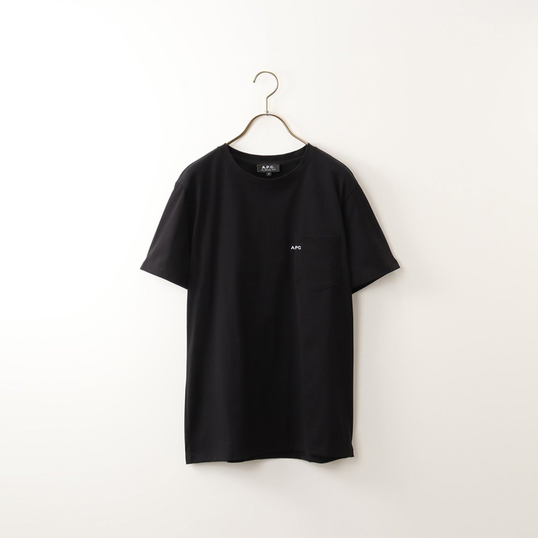 A.P.C. [アー・ペー・セー] ポケットTシャツ [POCKET-EMB-T] 99NOIR