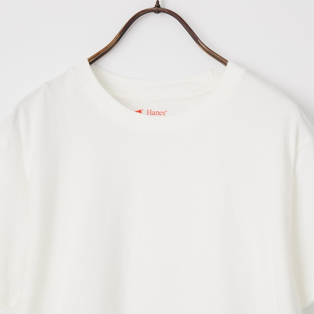 Hanes [ヘインズ] ジャパンフィット 2枚組 クルーネックTシャツ [H5310] 010 ﾎﾜｲﾄ