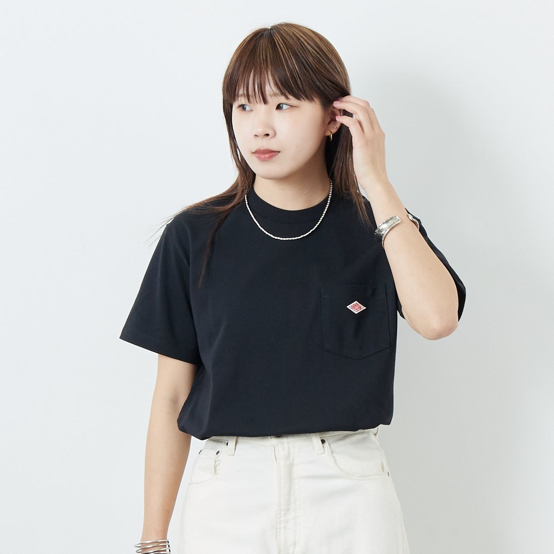 DANTON [ダントン] ソリッド ポケットTシャツ [DT-C0197TCB]｜ジーンズ