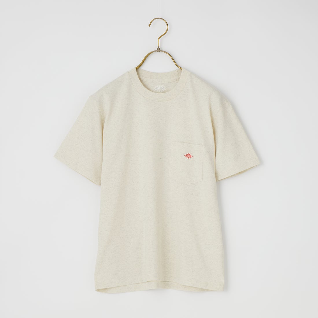 DANTON [ダントン] ソリッド ポケットTシャツ [DT-C0197TCB] H.IVORY