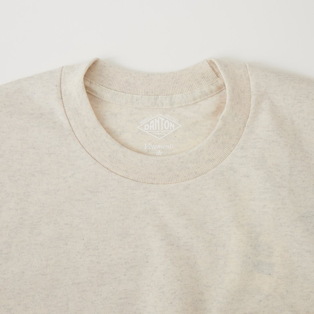 DANTON [ダントン] ソリッド ポケットTシャツ [DT-C0197TCB] H.IVORY