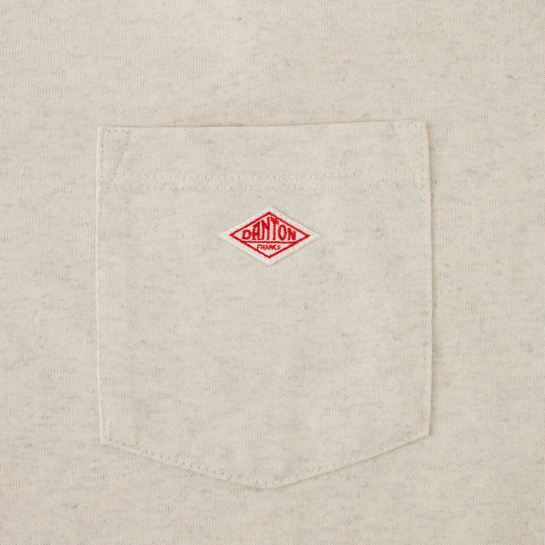 DANTON [ダントン] ソリッド ポケットTシャツ [DT-C0197TCB] H.IVORY