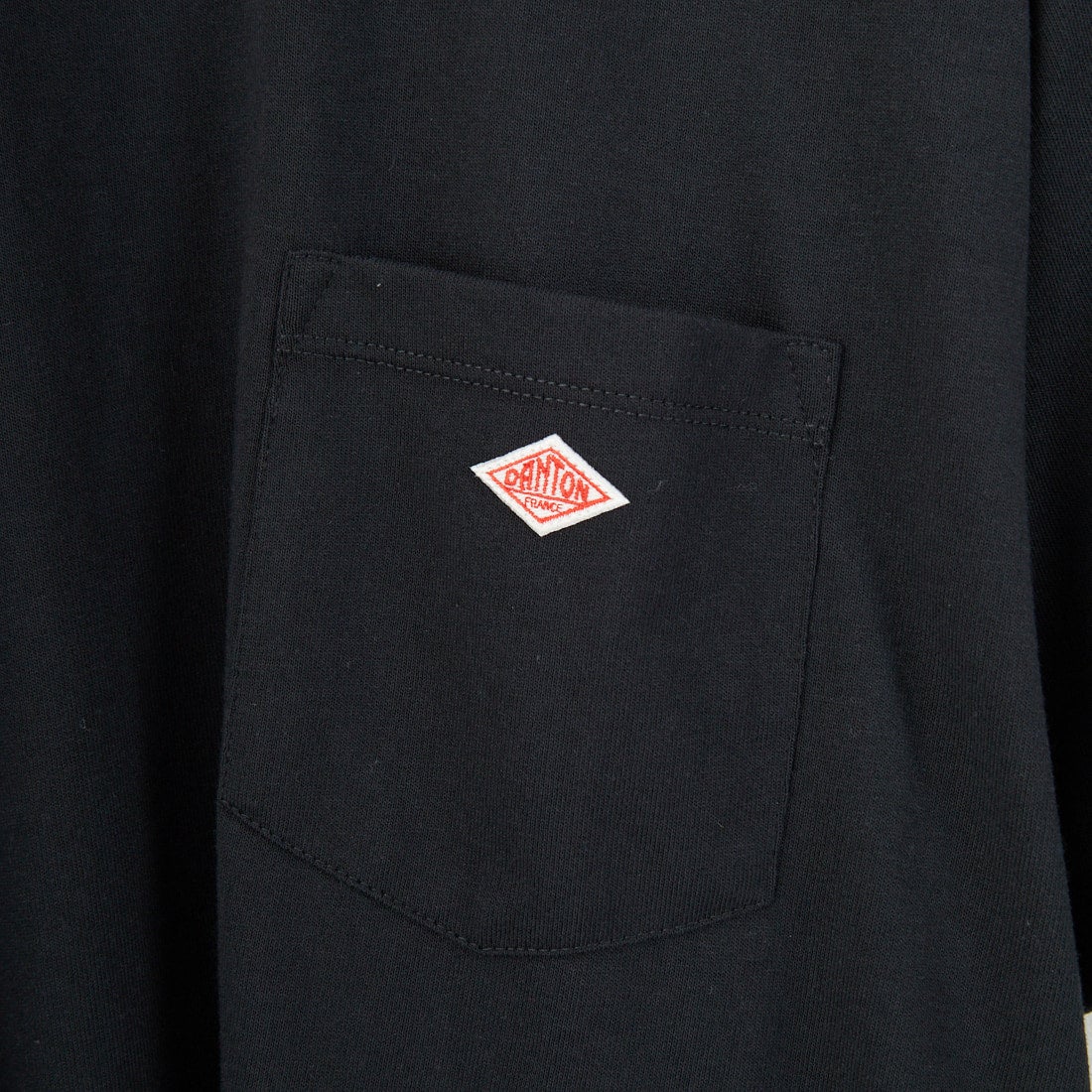 DANTON [ダントン] ソリッド ポケットTシャツ [DT-C0197TCB] BLACK