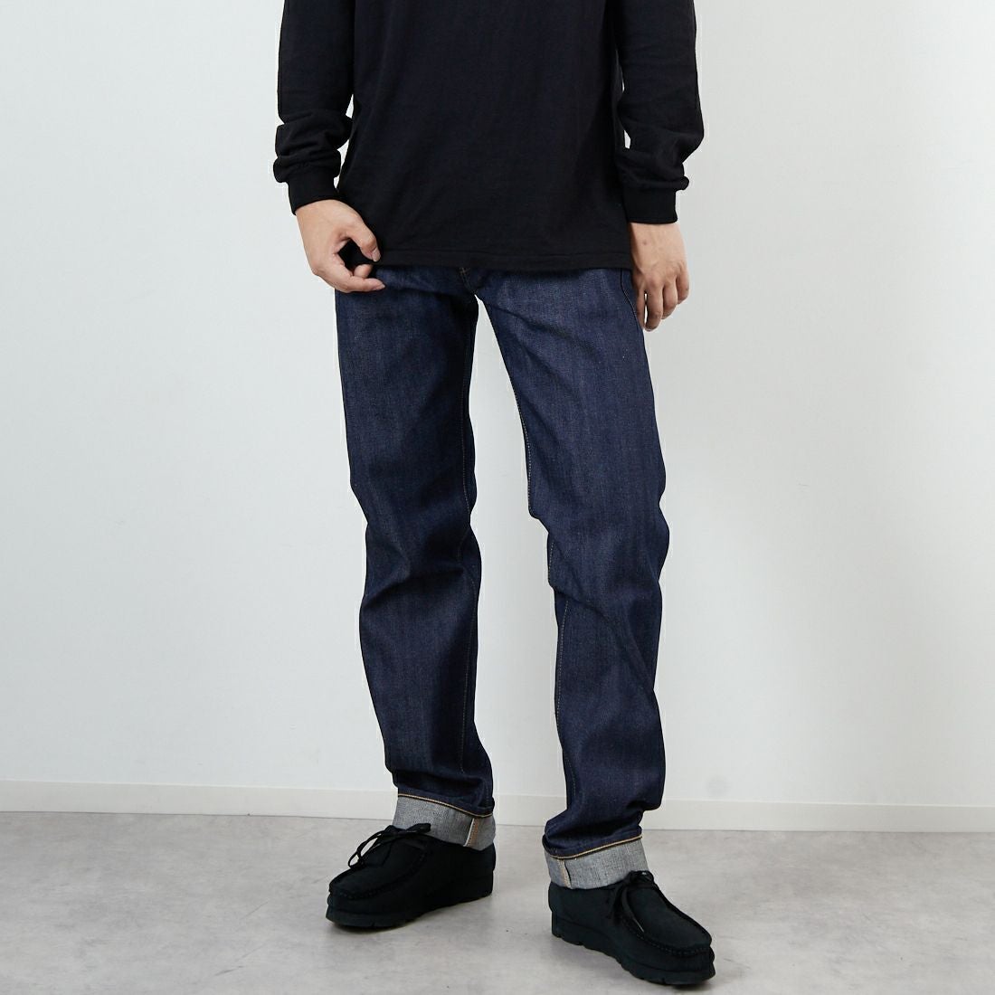 46 RIGID&&モデル身長：179cm 着用サイズ：30&&