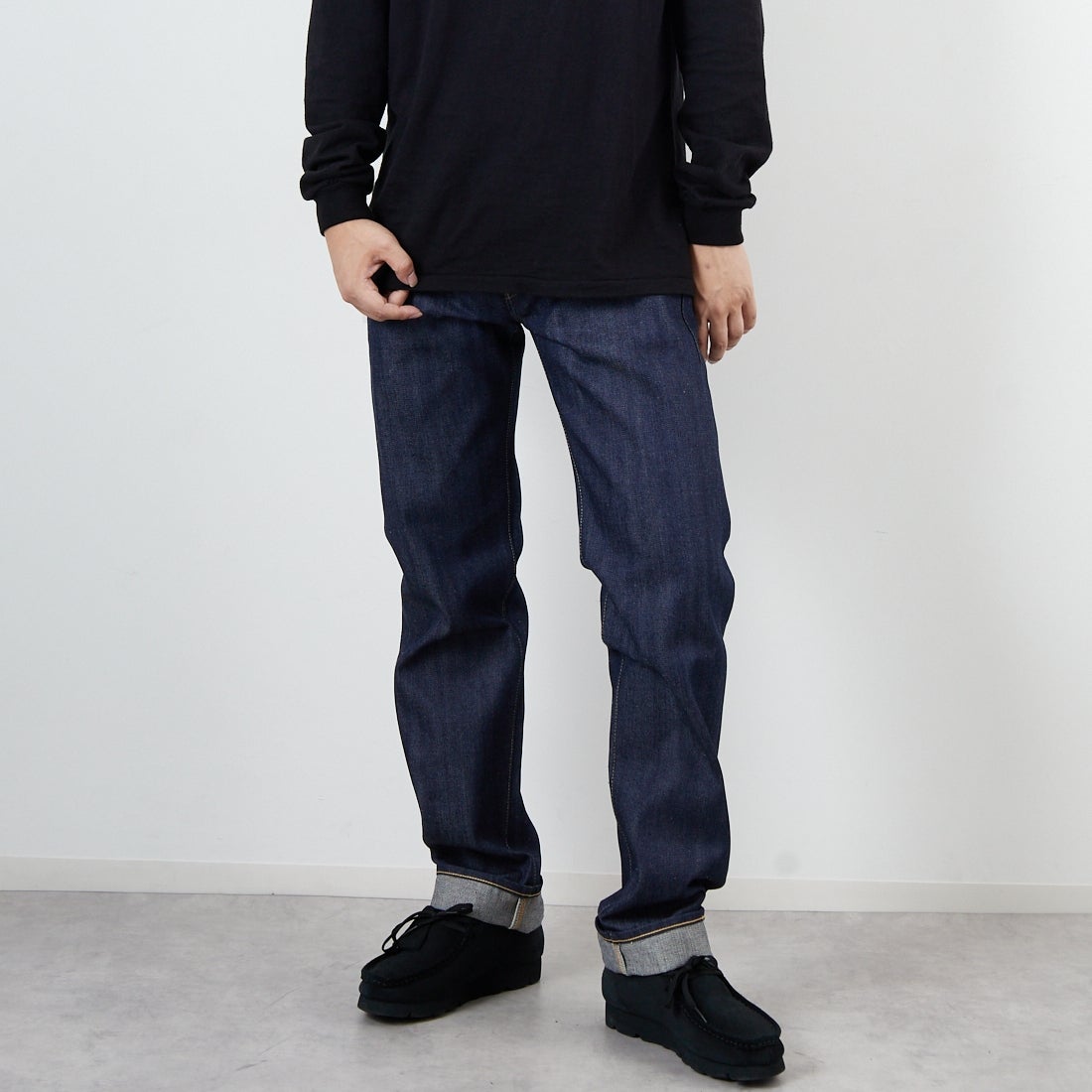 46 RIGID&&モデル身長：179cm 着用サイズ：30&&