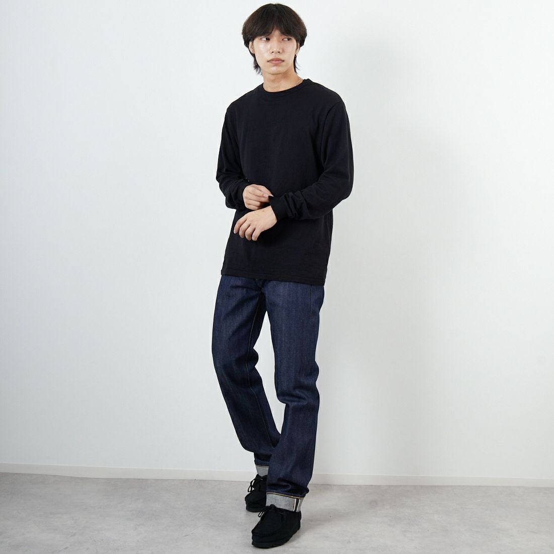 LEVIS Vintage Clothing [リーバイス ヴィンテージ クロージング] 1966モデル 501 [66501-01] 46 RIGID &&モデル身長：179cm 着用サイズ：30&&