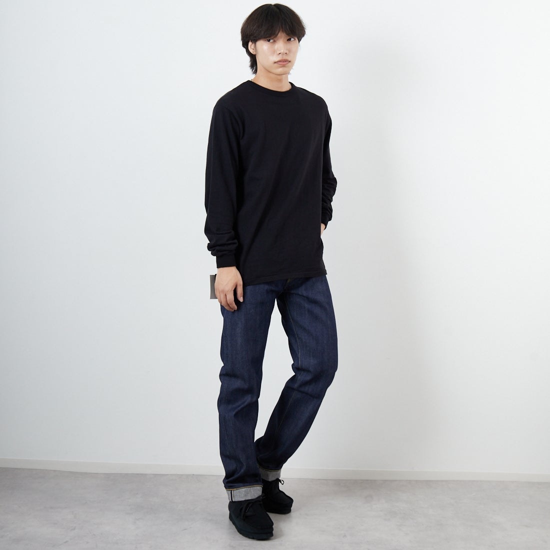 LEVI'S VINTAGE CLOTHING [リーバイス ヴィンテージ クロージング] 1966モデル 501 [66501-01] 46 RIGID &&モデル身長：179cm 着用サイズ：30&&